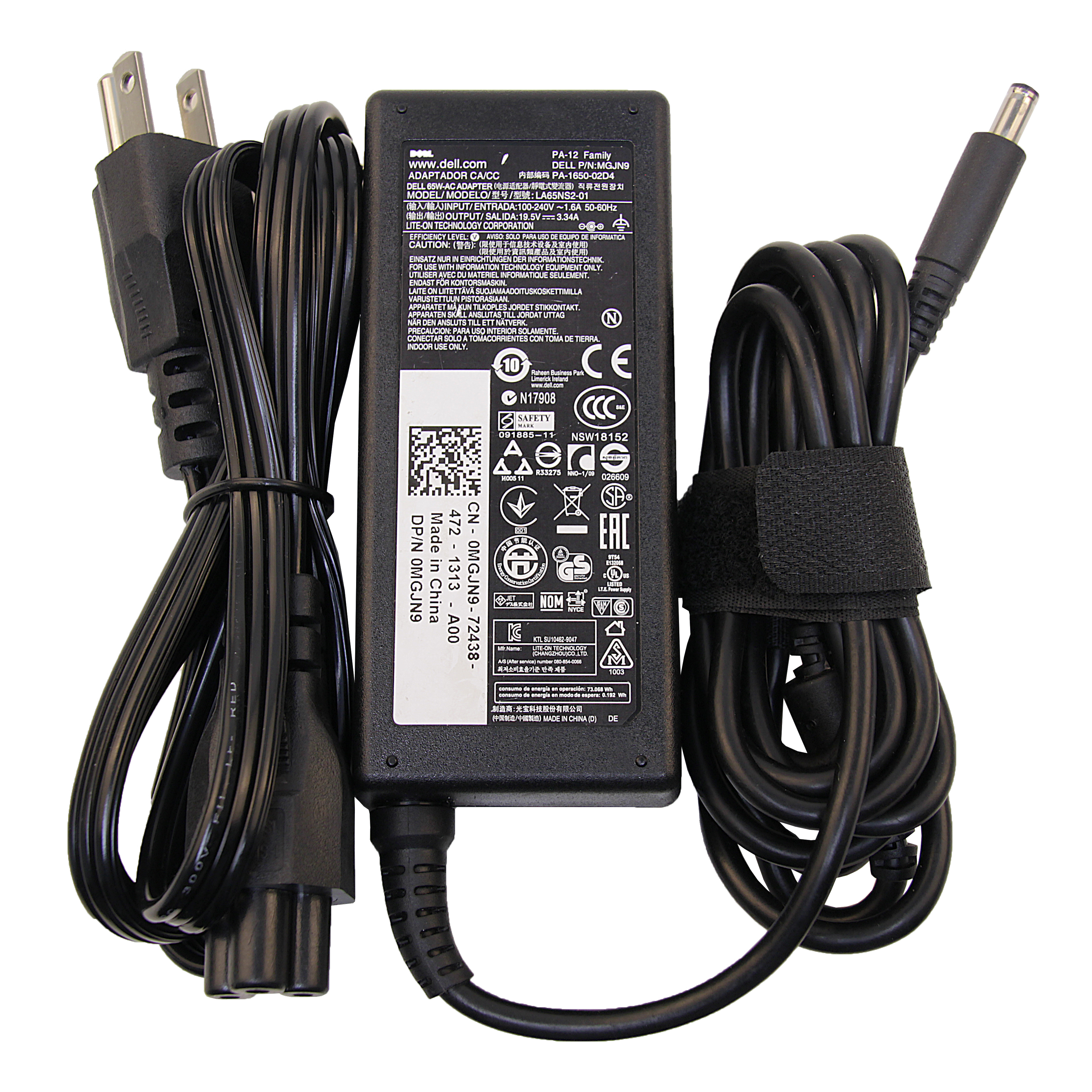 Original Oem Dell Ac Charger Power Adapter Cord For Inspiron 15 Series