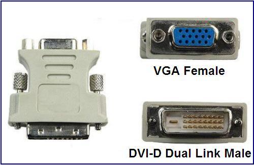  DVI-D to VGA