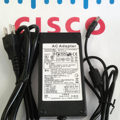 AC DC 12V Wall Power Supply Adapter for Cisco 881W, Edge 300, RV315W